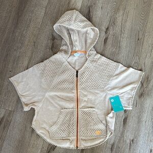 Roxy Kids Beige Hooded Cape